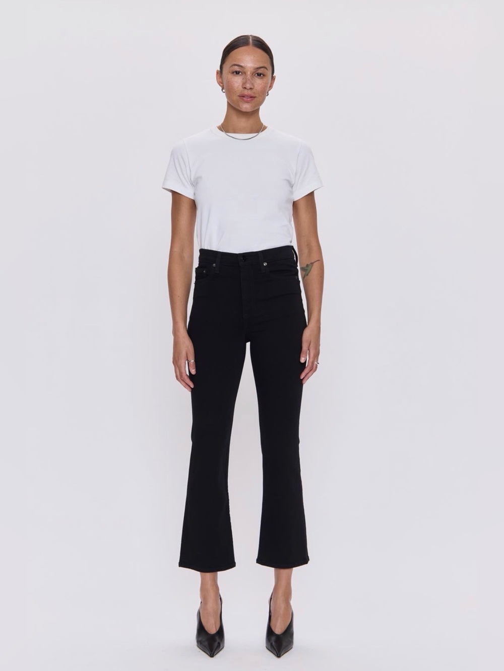 Pistola Lennon High Waist Ankle Boot Cut Jeans // women’s size 31 // Black